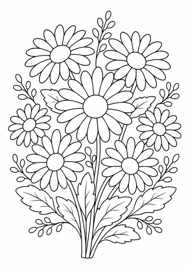 Un bouquet de marguerites